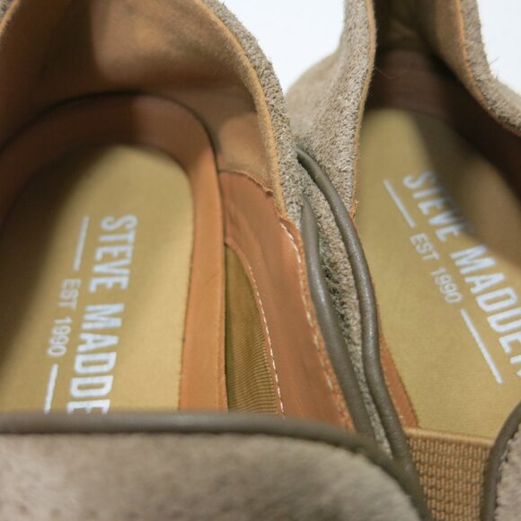 Steve Madden Perferated Leather Comfort Casual Dress Loafers Footwear Sz 9.5 M